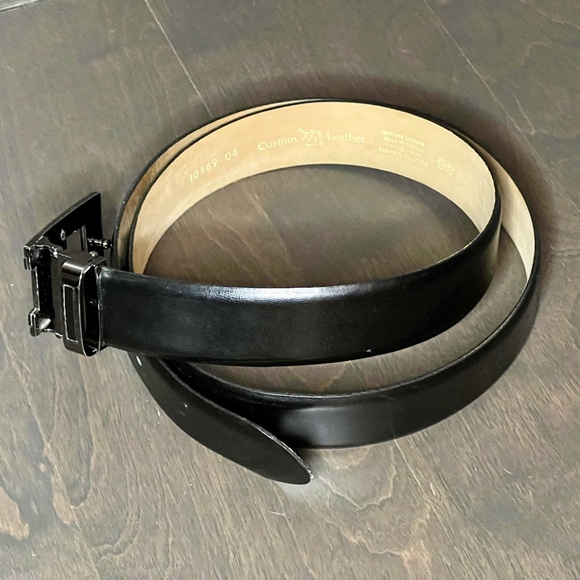 Custom Leather Dress Pant Belt - Picture 1 of 4